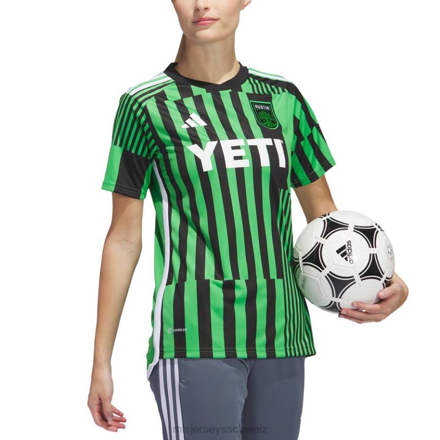 MLS Jerseys Frauen Austin FC adidas grünes 2023 Las Voces Kit Replika-Trikot HT0J151 Jersey