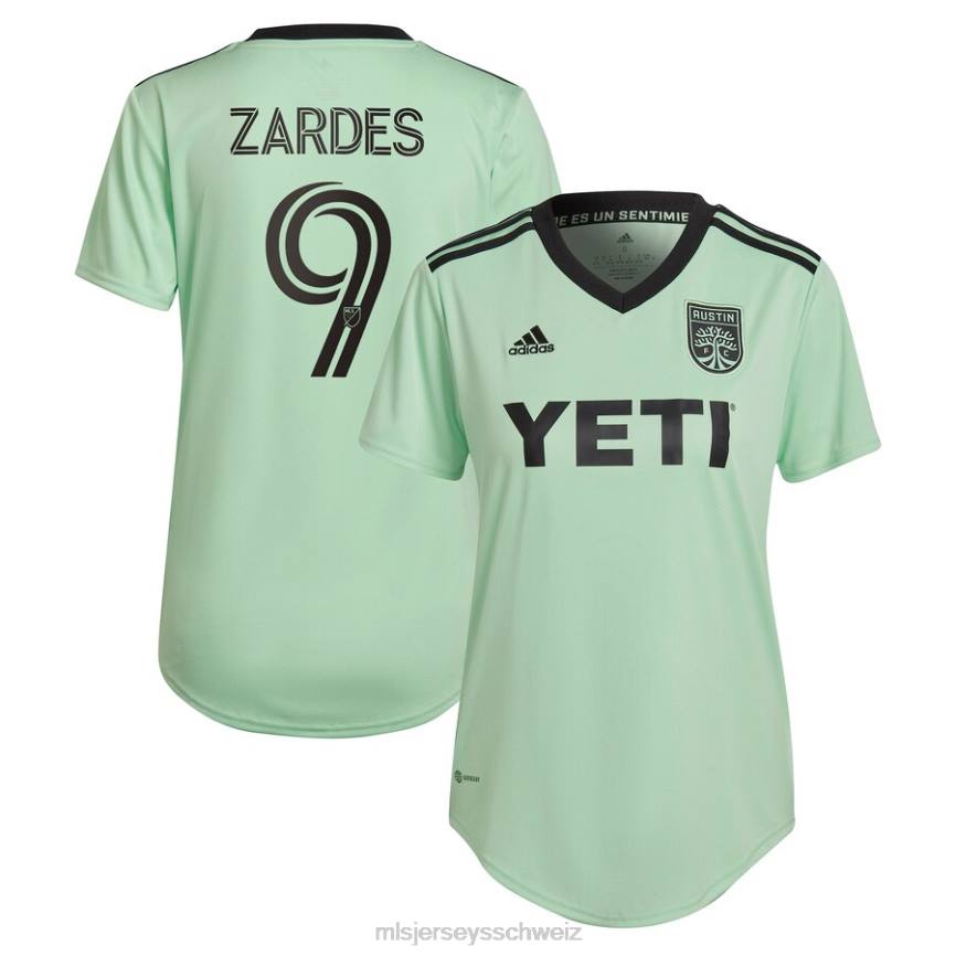 MLS Jerseys Frauen Austin FC Gyasi Zardes adidas Mint 2023 The Sentimiento Kit Replika-Spielertrikot HT0J1238 Jersey