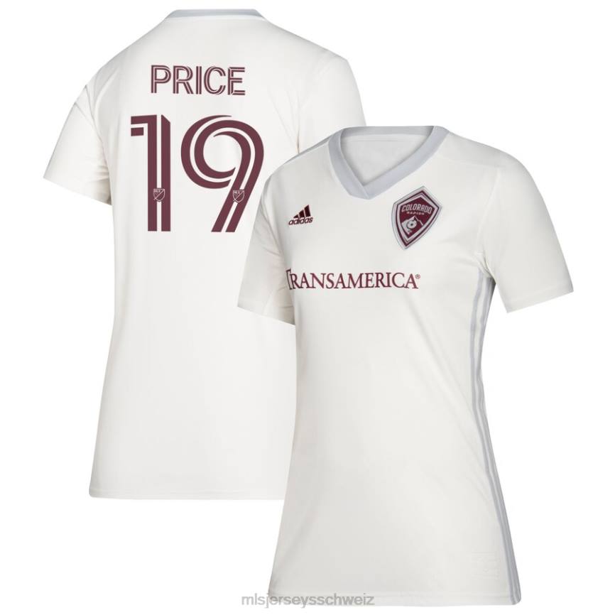 MLS Jerseys Frauen Colorado Rapids Jack Price adidas weißes 2020 sekundäres Replika-Trikot HT0J1256 Jersey