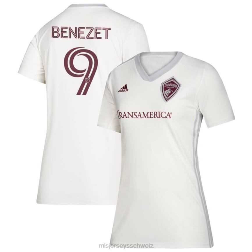 MLS Jerseys Frauen Colorado Rapids Nicolas Benezet adidas weißes 2020 sekundäres Replika-Trikot HT0J1351 Jersey