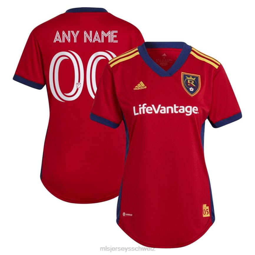 MLS Jerseys Frauen Real Salt Lake adidas Red 2022 The Believe Kit Replica Custom Jersey HT0J1393 Jersey