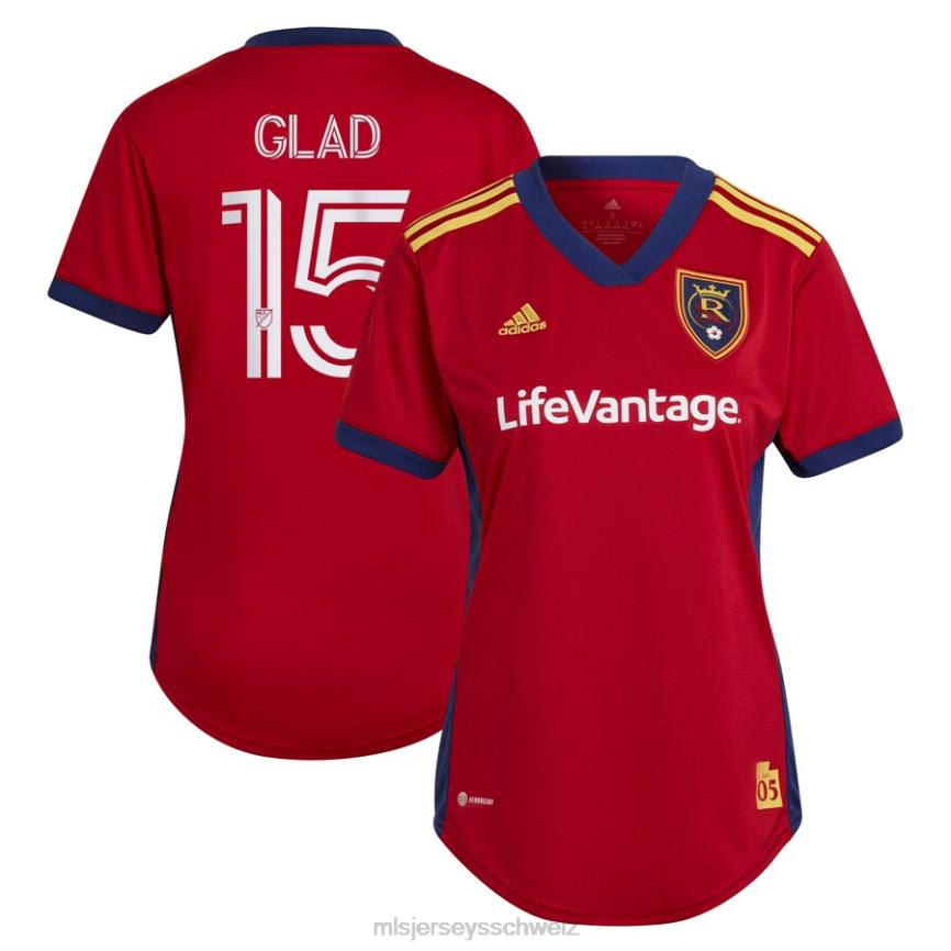 MLS Jerseys Frauen Real Salt Lake Justen froh, adidas Red 2022 The Believe Kit Replika-Spielertrikot HT0J1490 Jersey