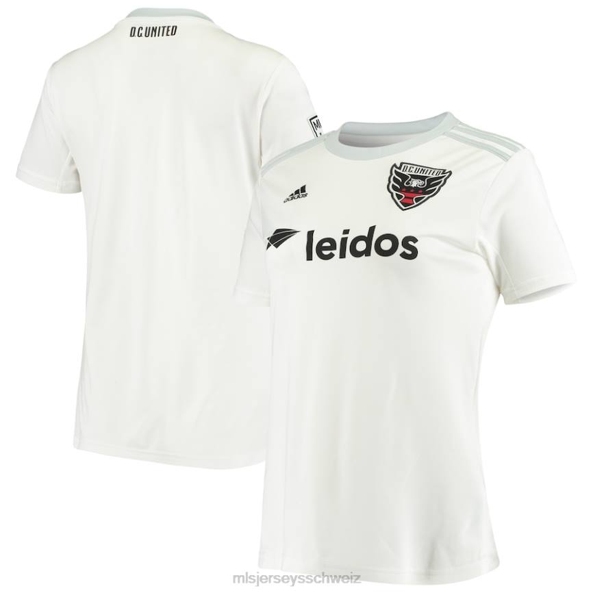 MLS Jerseys Frauen Gleichstrom United adidas weißes 2020 Auswärtsteam-Replik-Trikot HT0J1028 Jersey