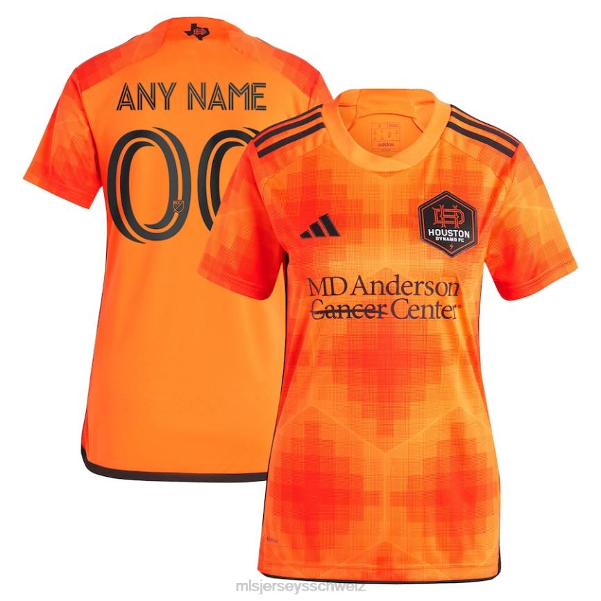 MLS Jerseys Frauen Houston Dynamo FC Adidas Orange 2023 El Sol Replica Custom Trikot HT0J615 Jersey