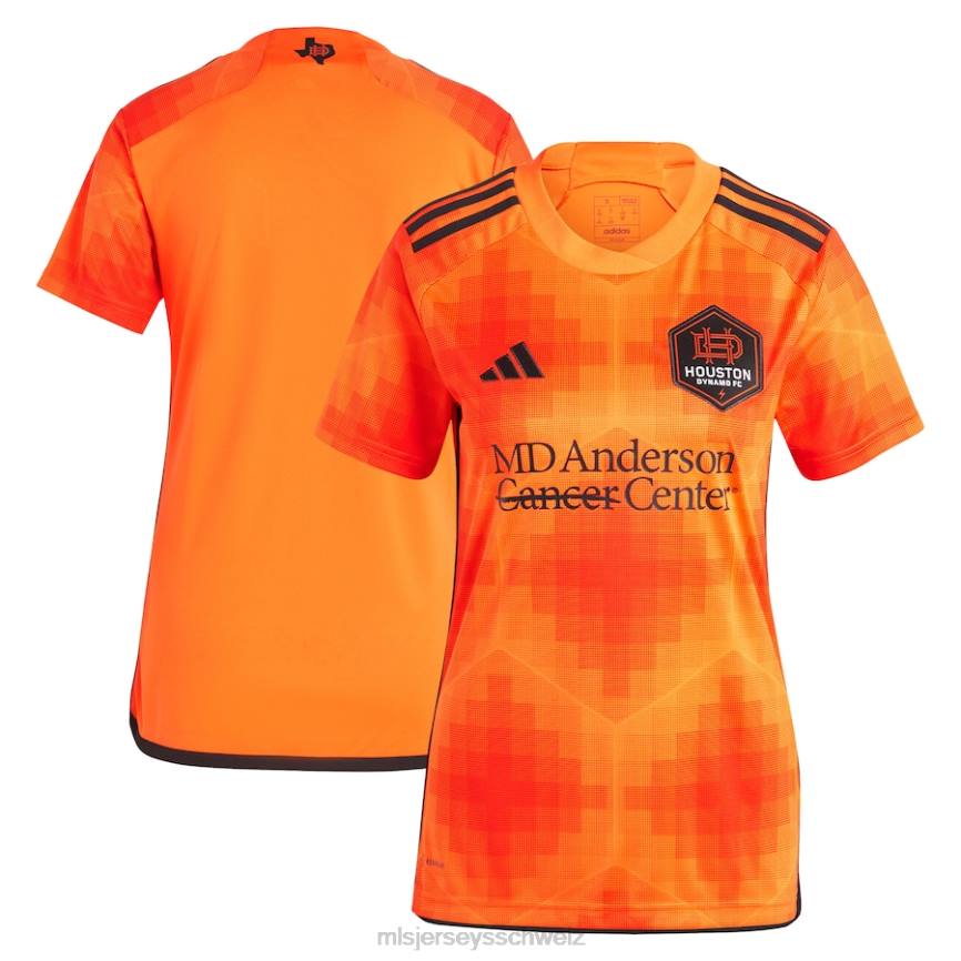 MLS Jerseys Frauen Houston Dynamo FC Adidas Orange 2023 El Sol Replica Trikot HT0J335 Jersey