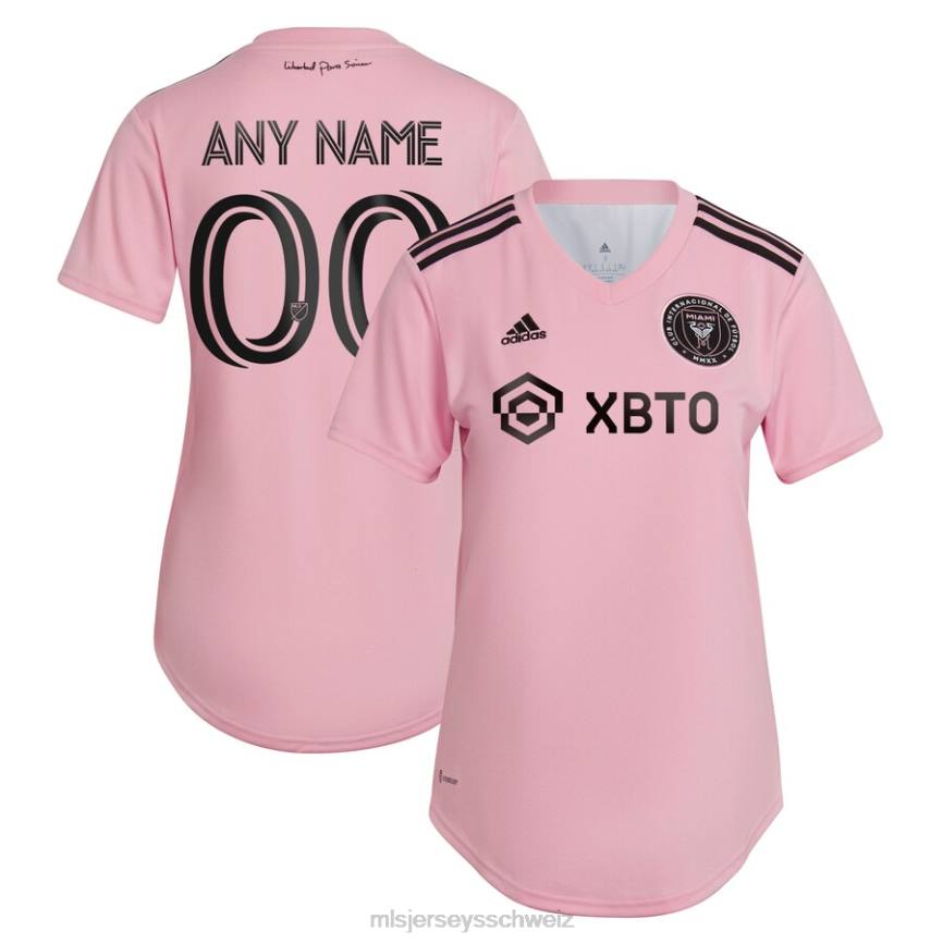 MLS Jerseys Frauen Inter Miami CF Adidas Pink 2022 The Heart Beat Kit Replica Custom Jersey HT0J271 Jersey