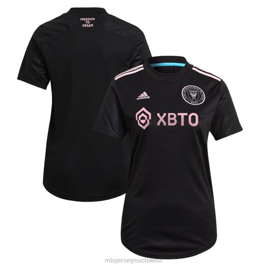 MLS Jerseys Frauen Inter Miami CF adidas schwarzes 2021 La Palma Replik-Trikot HT0J194 Jersey