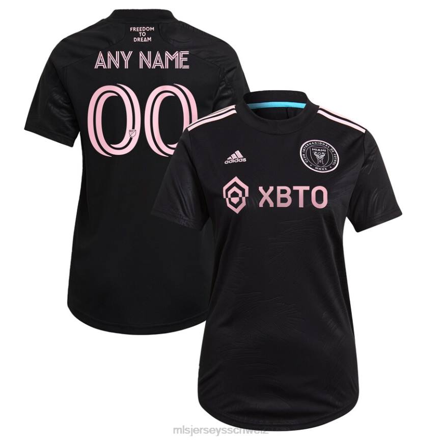 MLS Jerseys Frauen Inter Miami CF adidas schwarzes 2021 La Palma Replika-Trikot HT0J631 Jersey