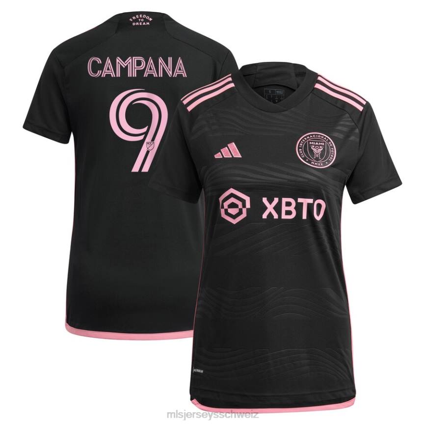 MLS Jerseys Frauen Inter Miami CF Leonardo Campana adidas schwarzes 2023 La Noche Replika-Spielertrikot HT0J821 Jersey