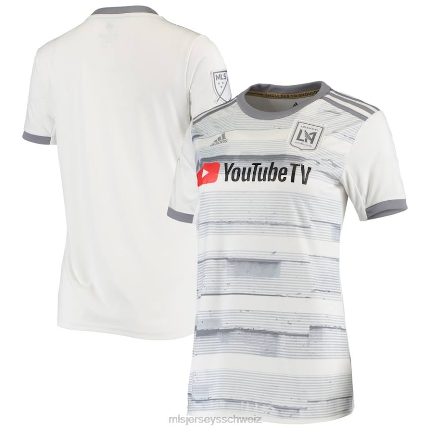MLS Jerseys Frauen Lafc adidas weißes Replika-Trikot der Auswärtsmannschaft 2020 HT0J989 Jersey