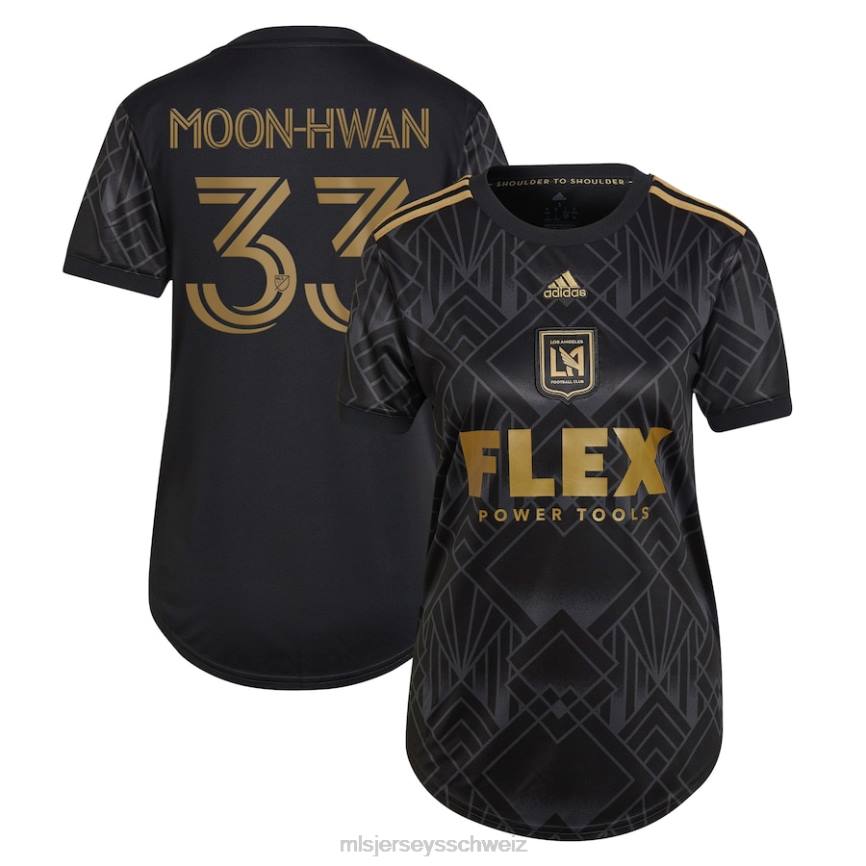 MLS Jerseys Frauen Lafc Kim Moon-Hwan adidas schwarzes 2022 5-Jahres-Jubiläumstrikot Replika-Spielertrikot HT0J1429 Jersey