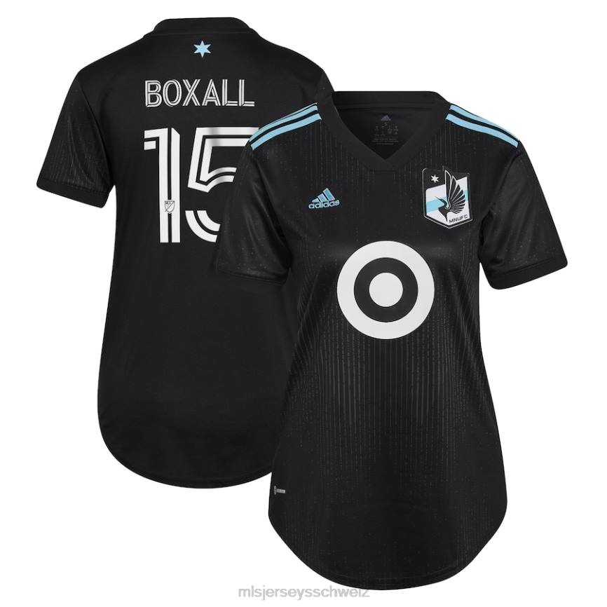 MLS Jerseys Frauen Minnesota United FC Michael Boxall adidas schwarzes 2023 Minnesota Night Kit Replika-Trikot HT0J1232 Jersey
