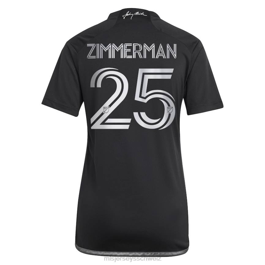 MLS Jerseys Frauen nashville sc walker zimmerman adidas schwarz 2023 Mann im schwarzen Kit Replika-Spielertrikot HT0J399 Jersey