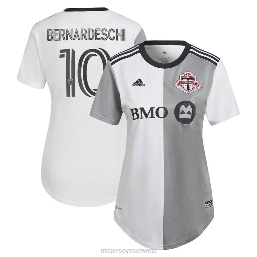 MLS Jerseys Frauen Toronto fc federico bernardeschi adidas weißes 2023 Community Kit Replika-Spielertrikot HT0J840 Jersey