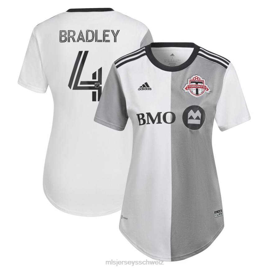 MLS Jerseys Frauen Toronto fc michael bradley adidas weiß 2022 community kit replik spielertrikot HT0J1445 Jersey