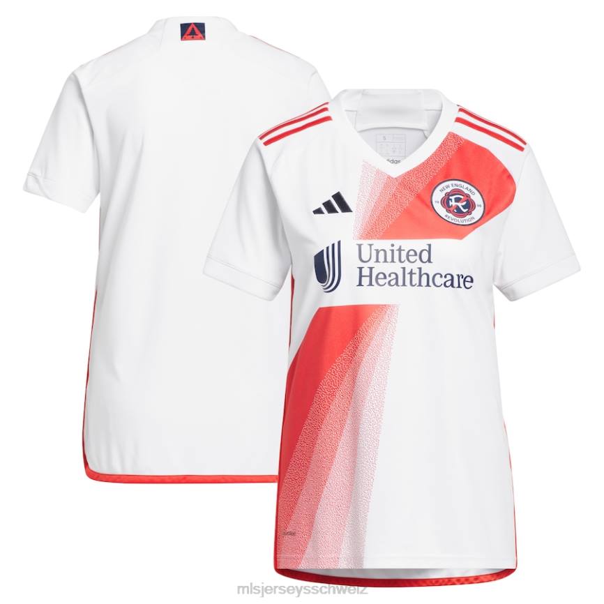 MLS Jerseys Frauen New England Revolution adidas weißes 2023 Defiance Replika-Trikot HT0J414 Jersey