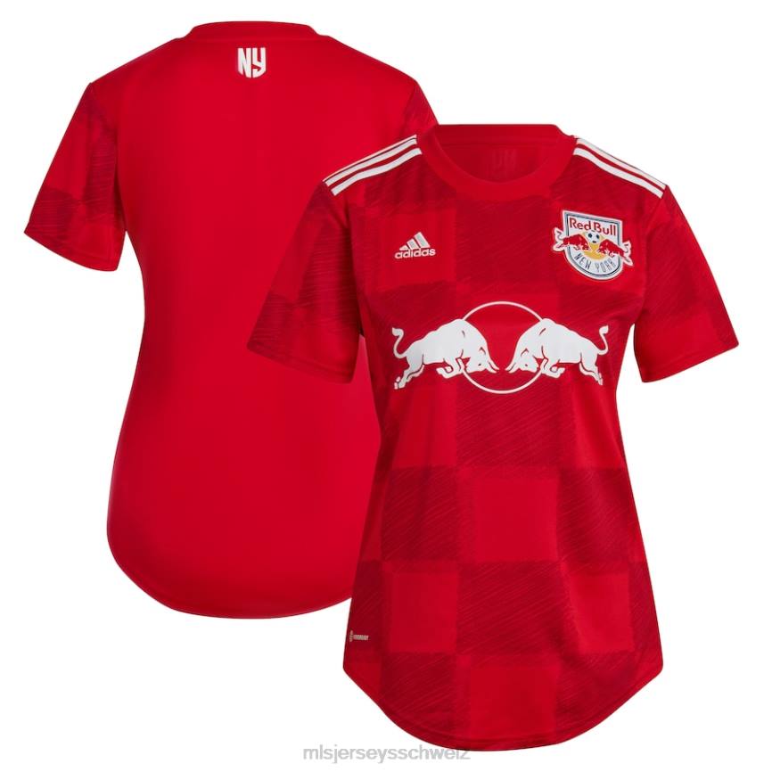 MLS Jerseys Frauen New York Red Bulls adidas rotes 2022 1ritmo Replica Blanko-Trikot HT0J303 Jersey