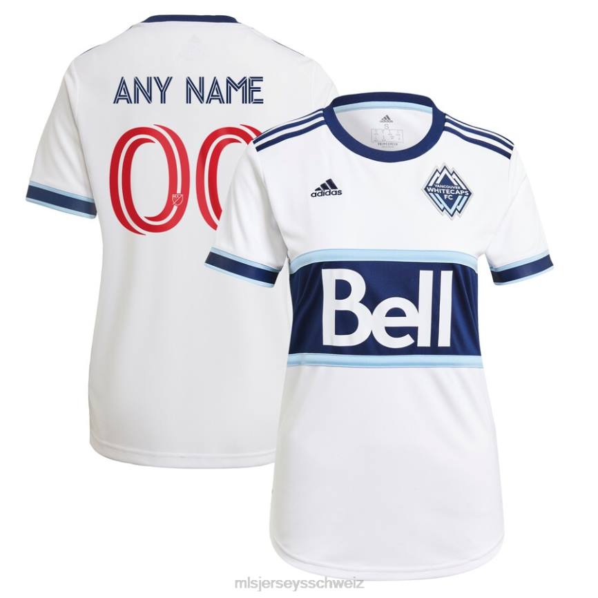 MLS Jerseys Frauen Vancouver Whitecaps FC Adidas Weißes 2021 Primär-Replika-Trikot HT0J1343 Jersey