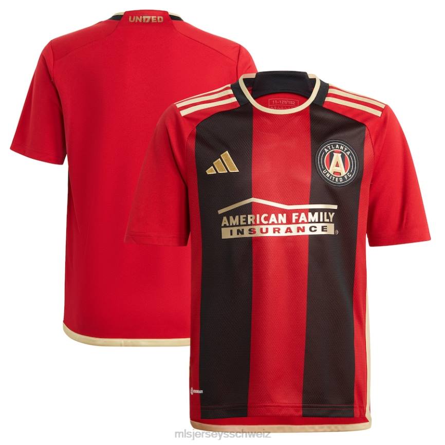 MLS Jerseys Kinder Atlanta United FC adidas schwarzes 2023 17er-Trikot-Replika-Trikot HT0J78 Jersey