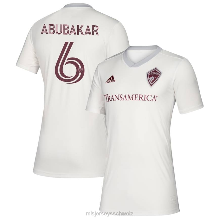 MLS Jerseys Kinder Colorado Rapids Lalas Abubakar adidas weißes 2020 sekundäres Replika-Trikot HT0J1384 Jersey