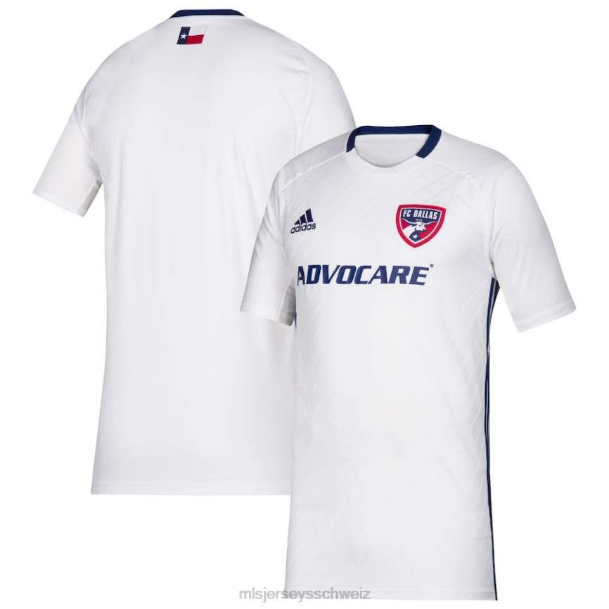 MLS Jerseys Kinder FC Dallas adidas Weißes 2020 Sekundär-Replika-Trikot HT0J925 Jersey