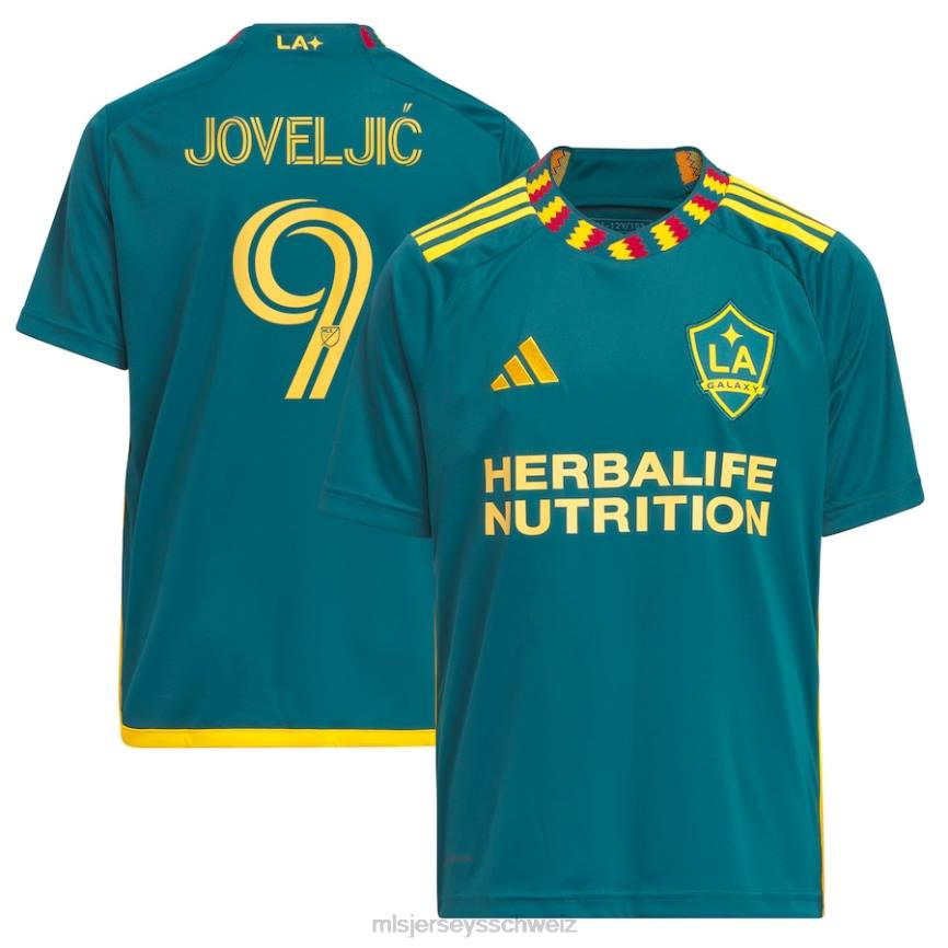 MLS Jerseys Kinder La Galaxy Dejan Joveljic Adidas Green 2023 La Kit Replika-Spielertrikot HT0J841 Jersey
