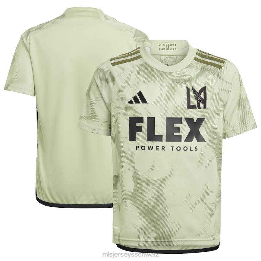 MLS Jerseys Kinder lafc adidas grünes 2023 Smokescreen Replika-Trikot HT0J103 Jersey
