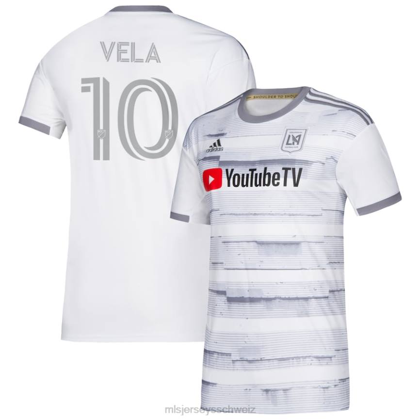 MLS Jerseys Kinder Lafc Carlos Vela Adidas Weißes 2020 Sekundär-Replika-Trikot HT0J1048 Jersey