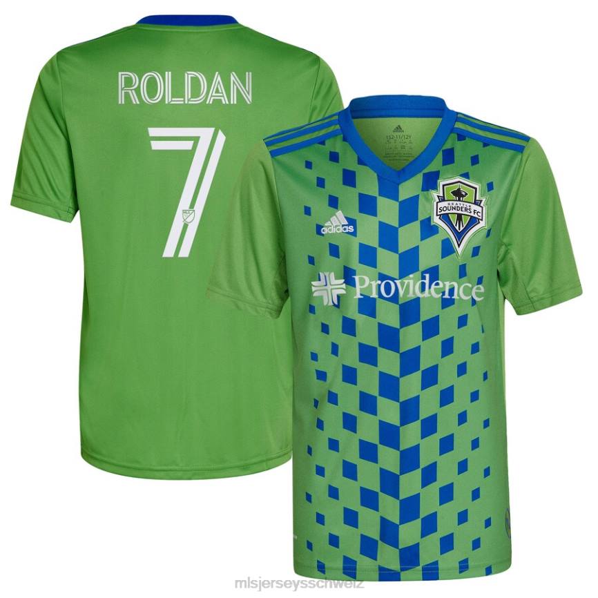 MLS Jerseys Kinder Seattle Sounders FC Cristian Roldan Adidas Grünes 2023 Legacy Grünes Replika-Spielertrikot HT0J207 Jersey