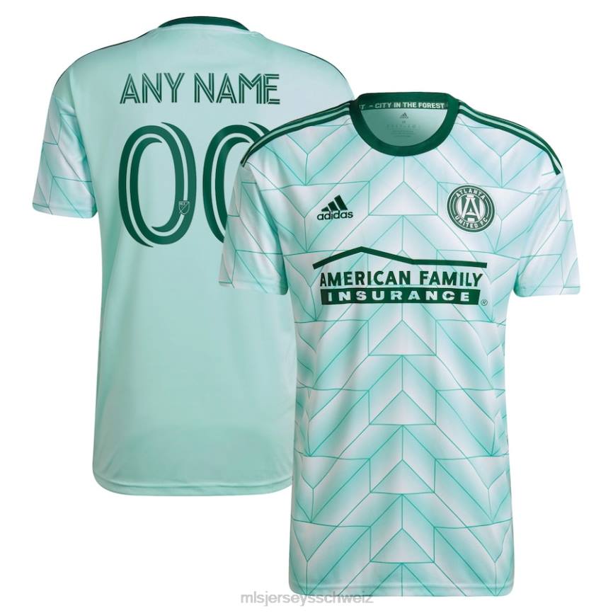 MLS Jerseys Männer Atlanta United FC Adidas Mint 2022 The Forest Kit Replica Custom Jersey HT0J650 Jersey