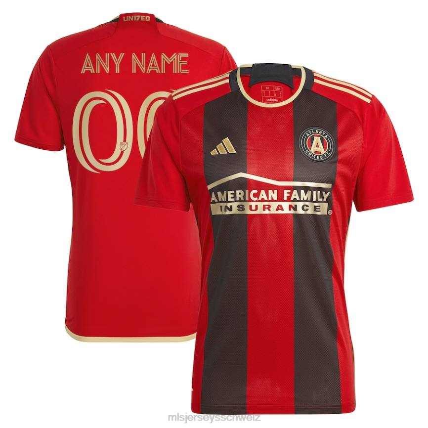 MLS Jerseys Männer Atlanta United FC adidas schwarzes 2023 17er-Trikot, Replika-Trikot nach Maß HT0J144 Jersey