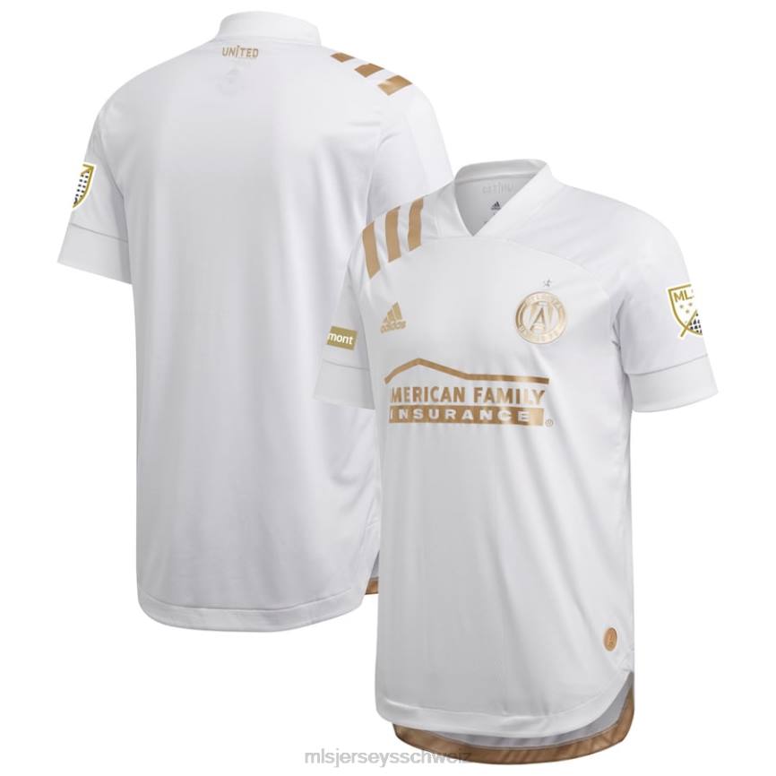 MLS Jerseys Männer Authentisches weißes Adidas-Trikot der Atlanta United FC 2020 Kings HT0J644 Jersey