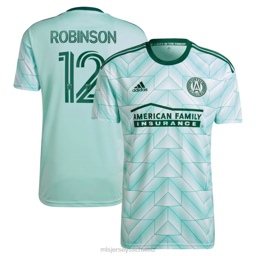 MLS Jerseys Männer Atlanta United FC Miles Robinson adidas Mint 2022 The Forest Kit Replika-Spielertrikot HT0J772 Jersey