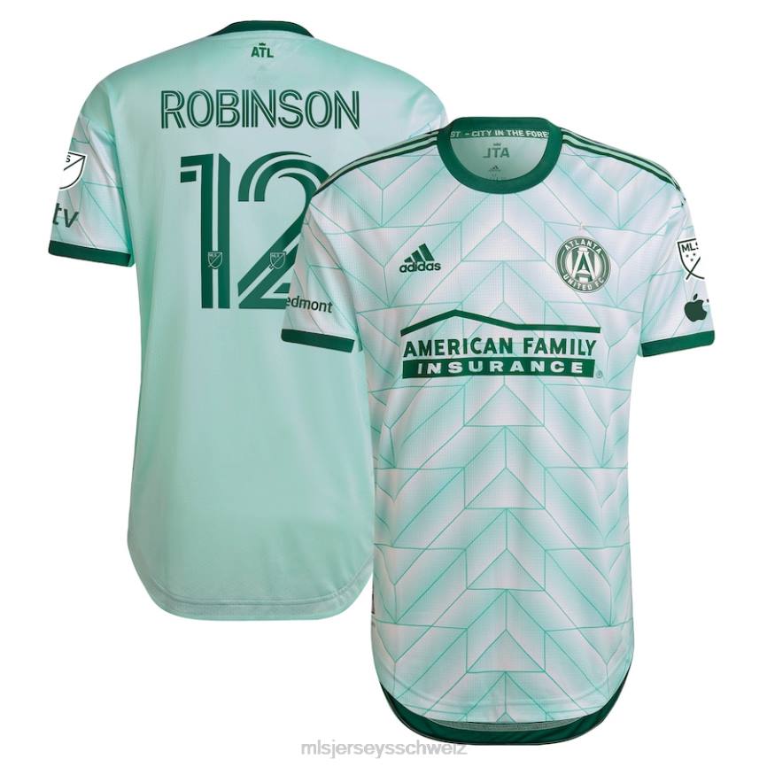 MLS Jerseys Männer Atlanta United FC Miles Robinson adidas Mint 2023 The Forest Kit authentisches Spielertrikot HT0J1147 Jersey