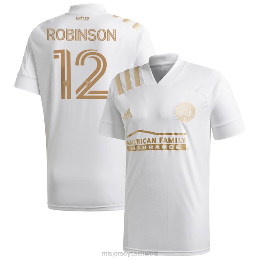 MLS Jerseys Männer Atlanta United FC Miles Robinson adidas weißes 2020 King's Replica-Trikot HT0J1407 Jersey