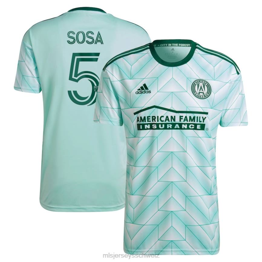 MLS Jerseys Männer Atlanta United FC Santiago Sosa adidas Mint 2022 The Forest Kit Replika-Spielertrikot HT0J1047 Jersey