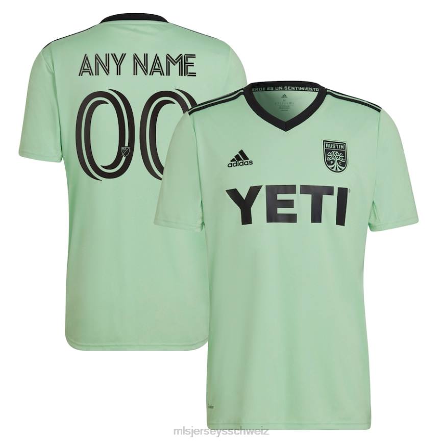 MLS Jerseys Männer Austin FC adidas Mint 2022 das Sentimiento Kit Replica Custom Jersey HT0J729 Jersey