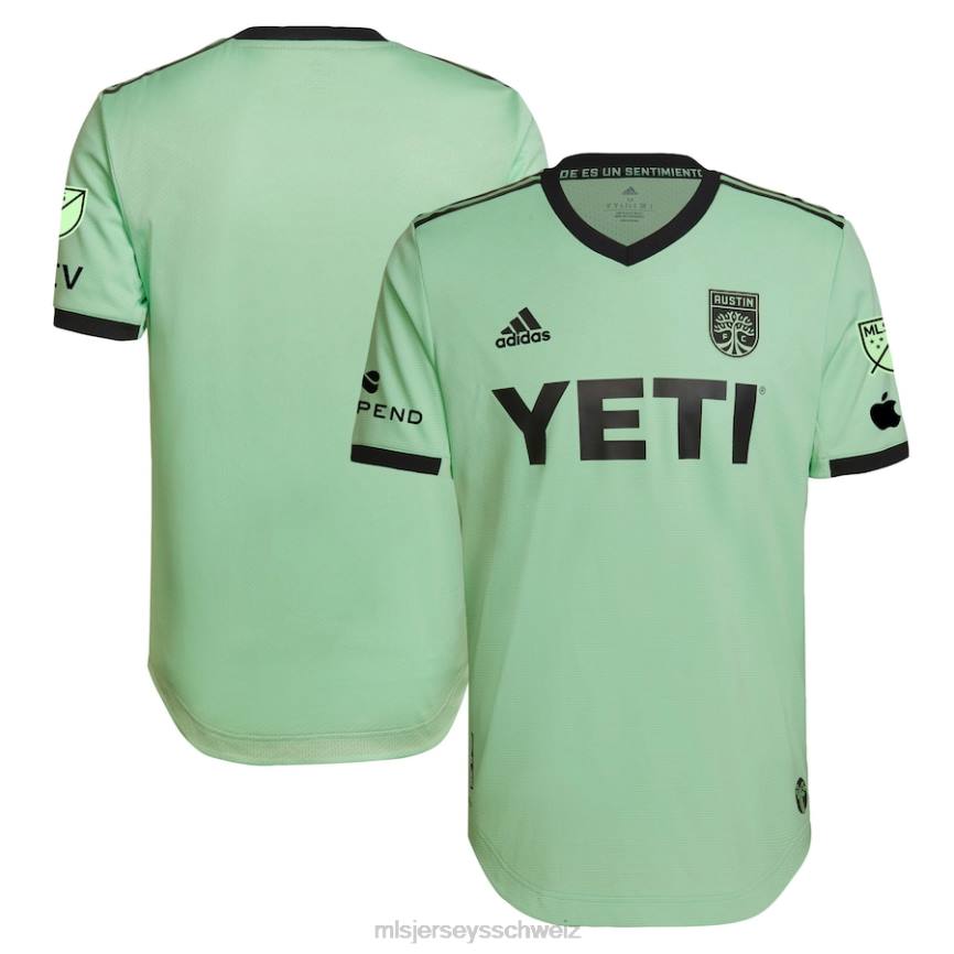 MLS Jerseys Männer Austin FC adidas Mint 2023 das authentische Sentimiento-Trikot HT0J154 Jersey