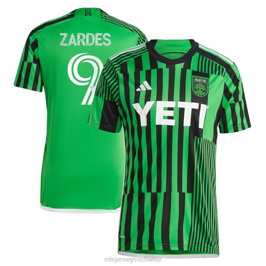 MLS Jerseys Männer Austin fc gyasi zardes adidas grünes 2023 las voces kit replik-trikot HT0J1023 Jersey