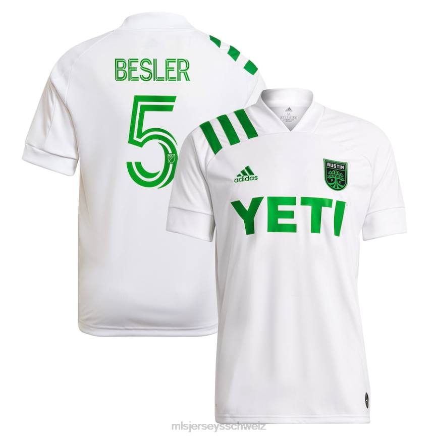 MLS Jerseys Männer Austin fc matt besler adidas weißes 2021 Legends Replika-Trikot HT0J1449 Jersey