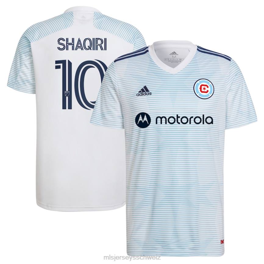 MLS Jerseys Männer Chicago Fire Xherdan Shaqiri adidas White 2022 Lakefront Kit Replika-Spielertrikot HT0J963 Jersey