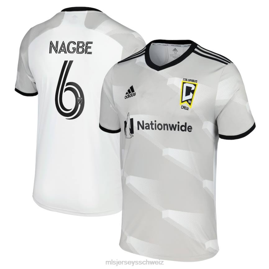 MLS Jerseys Männer Columbia Crew Darlington Nagbe adidas Weiß 2022 Gold Standard Replika-Spielertrikot HT0J746 Jersey