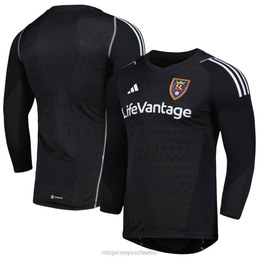 MLS Jerseys Männer Real Salt Lake adidas schwarzes 2023 Torwart-Langarm-Replika-Trikot HT0J1104 Jersey