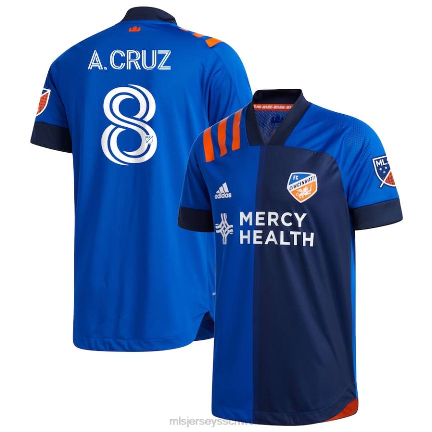 MLS Jerseys Männer FC Cincinnati Allan Cruz adidas Blau 2020 Bold Authentic Trikot HT0J1424 Jersey
