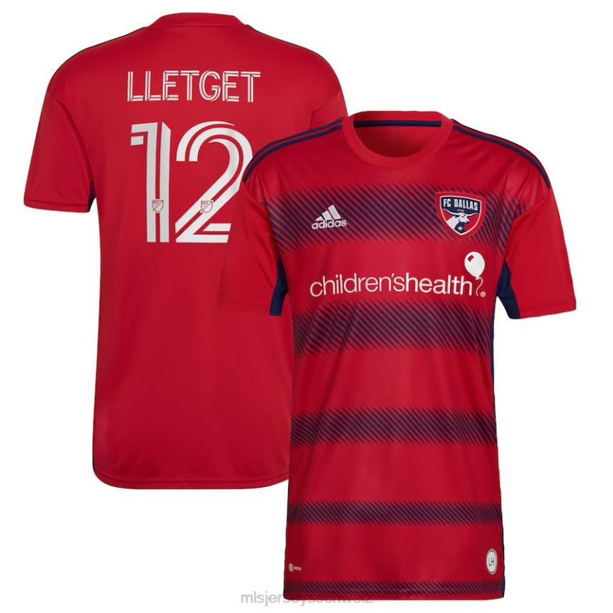 MLS Jerseys Männer FC Dallas Sebastian Lletget adidas rotes 2023 Crescendo Kit Replika-Spielertrikot HT0J1071 Jersey