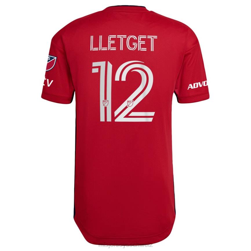 MLS Jerseys Männer fc dallas sebastian lletget adidas rotes Crescendo-Kit 2023, authentisches Spielertrikot HT0J510 Jersey