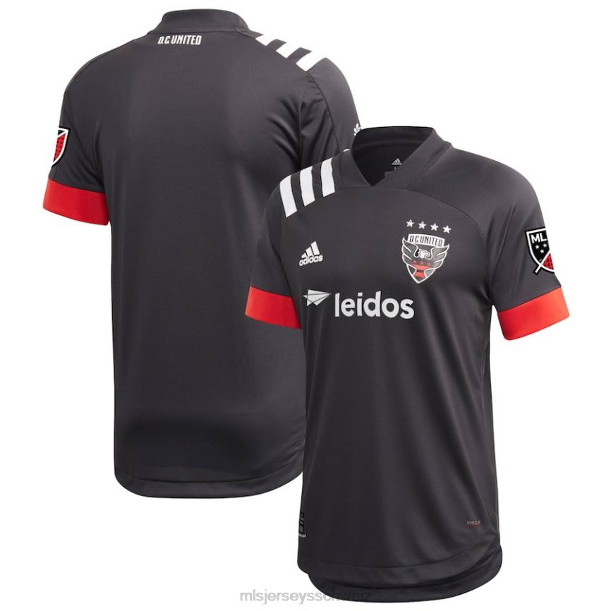 MLS Jerseys Männer Gleichstrom United adidas Schwarz 2020 Primär-Authentisches Trikot HT0J90 Jersey