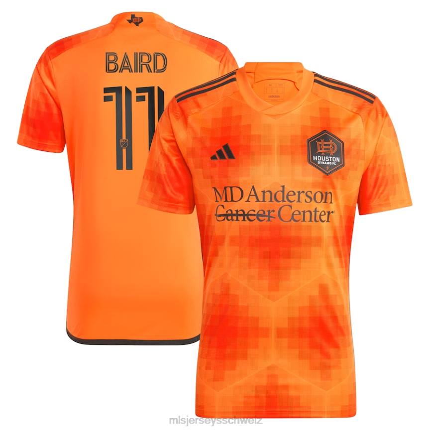 MLS Jerseys Männer Houston Dynamo FC Corey Baird adidas Orange 2023 El Sol Replika-Trikot HT0J768 Jersey