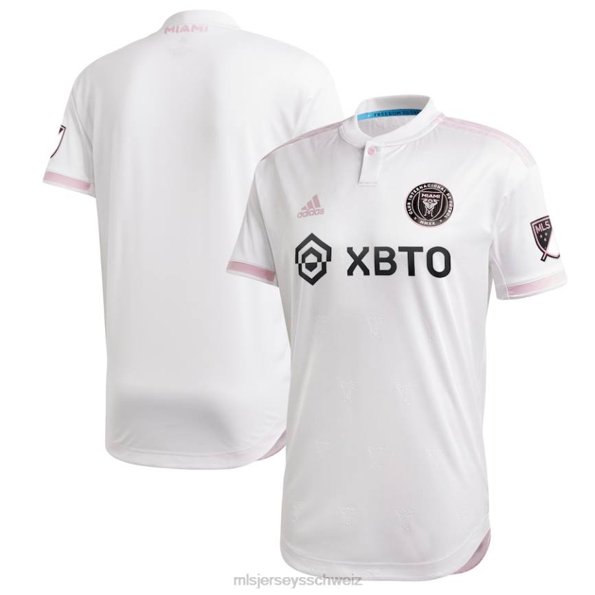 MLS Jerseys Männer Inter Miami CF adidas weißes authentisches Primärtrikot 2020 HT0J909 Jersey