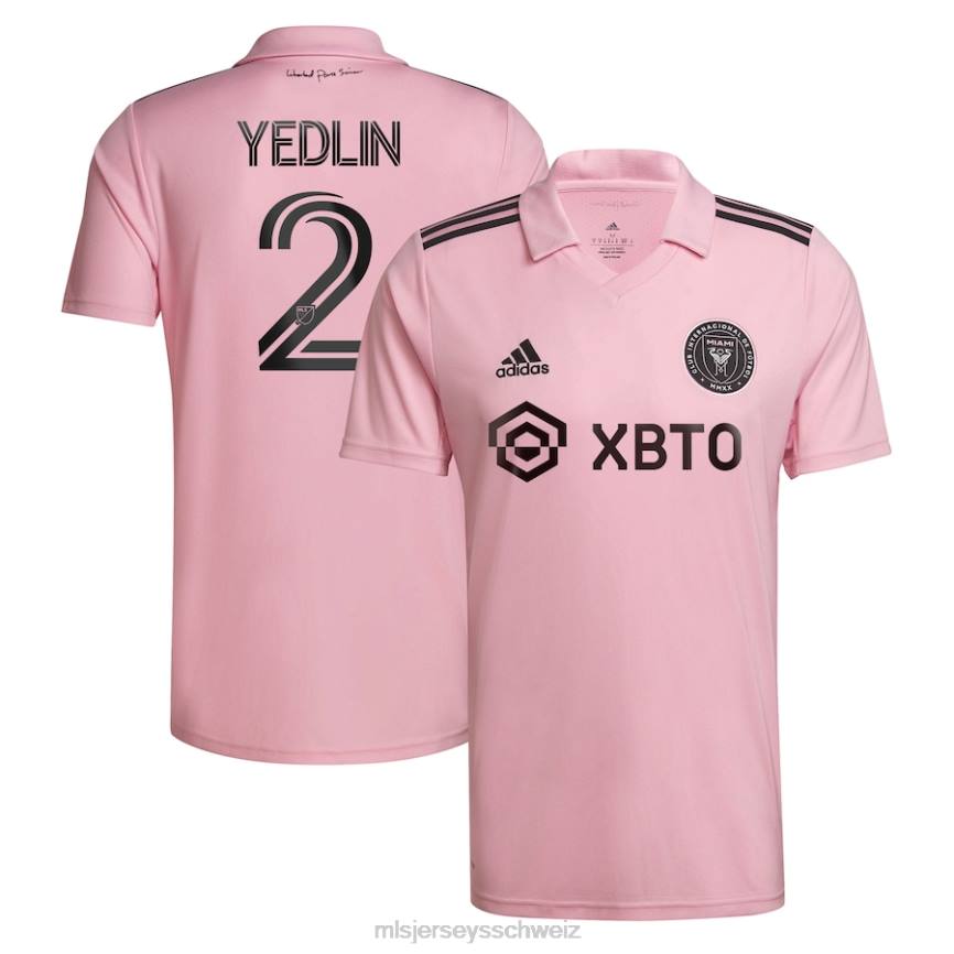 MLS Jerseys Männer Inter Miami CF Deandre Yedlin adidas Pink 2022 The Heart Beat Kit Replika-Spielertrikot HT0J1488 Jersey